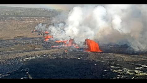 Hawaii's Kilauea volcano erupts after nearly 2 months of quiet